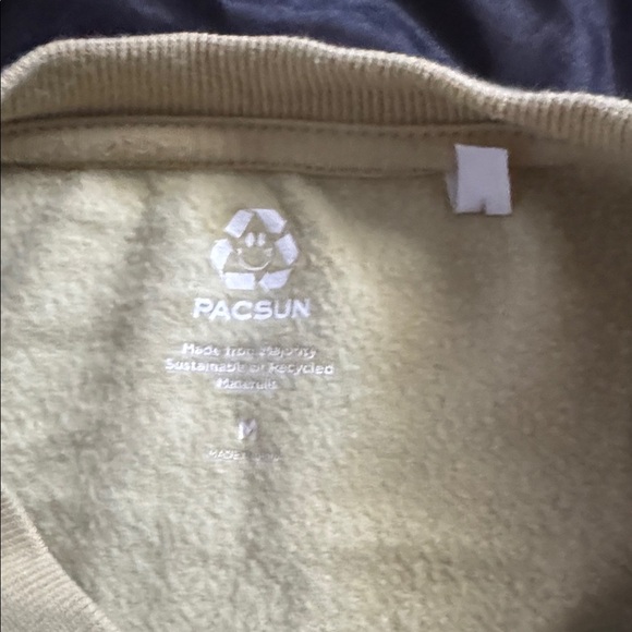 PacSun Sustainable Beige Sweatshirt - Picture 3 of 3